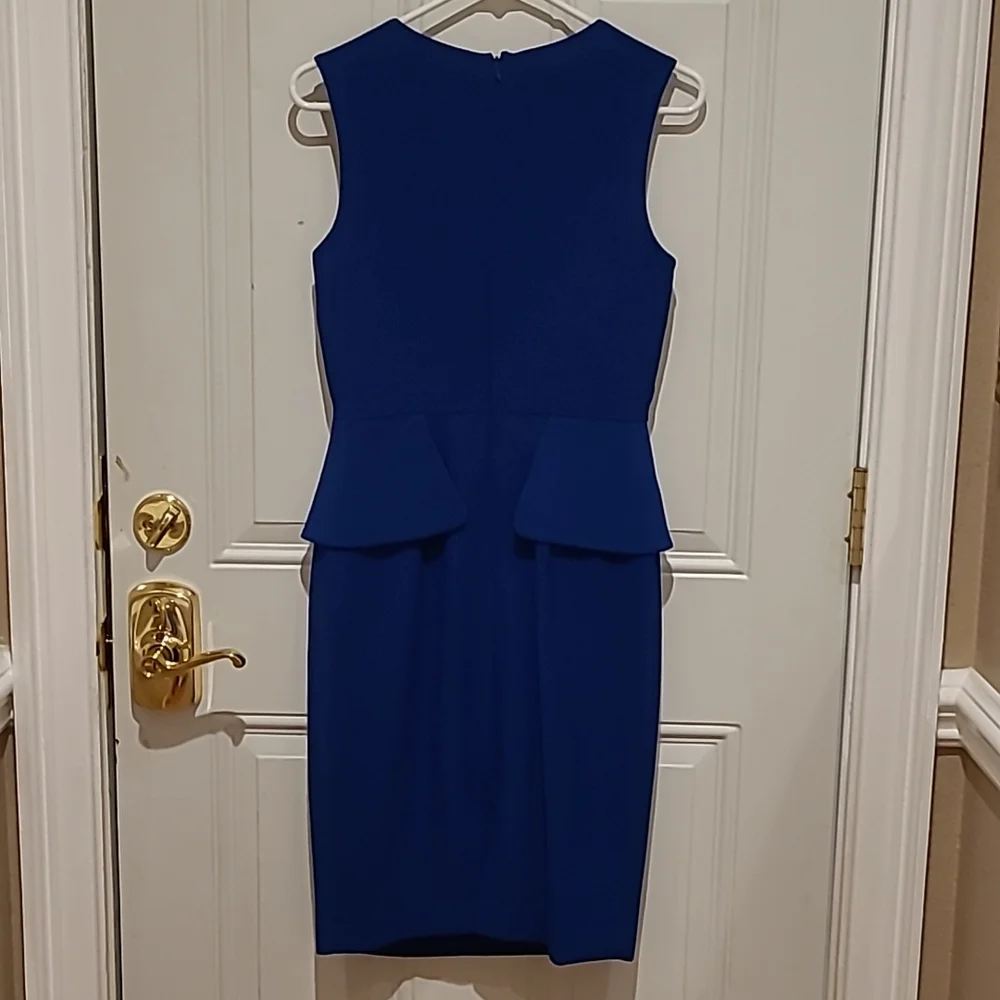 Royal Blue Black Halo Dress - Picture 6 of 8